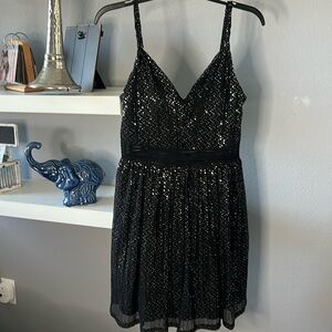Sparkly mini party dress